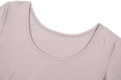 Fashion Suit Solid Color Casual Two-Piece Suit