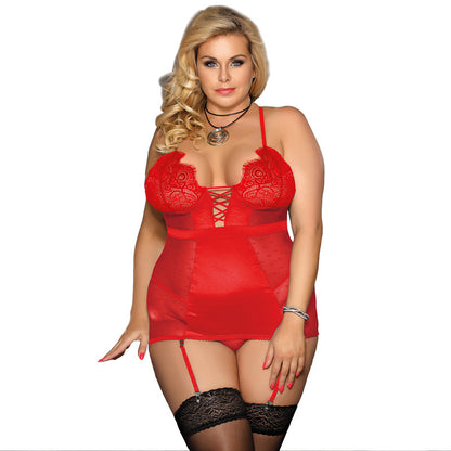 Sexy Underwire Nightdress Lace Pajamas