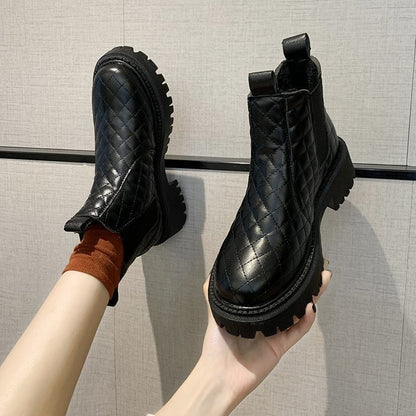 Plush Chelsea Fashion Snow Boots