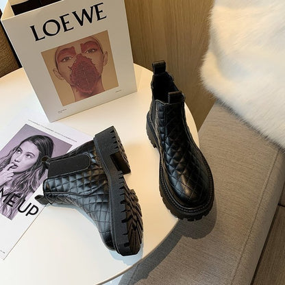 Plush Chelsea Fashion Snow Boots