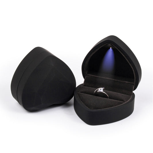 Creative Heart-shaped Jewelry Gift Ring Pendant Jewelry Box