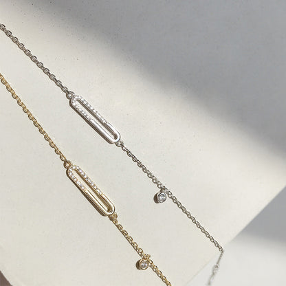 Fashion Creativity Geometric Oval Pin Bracelet