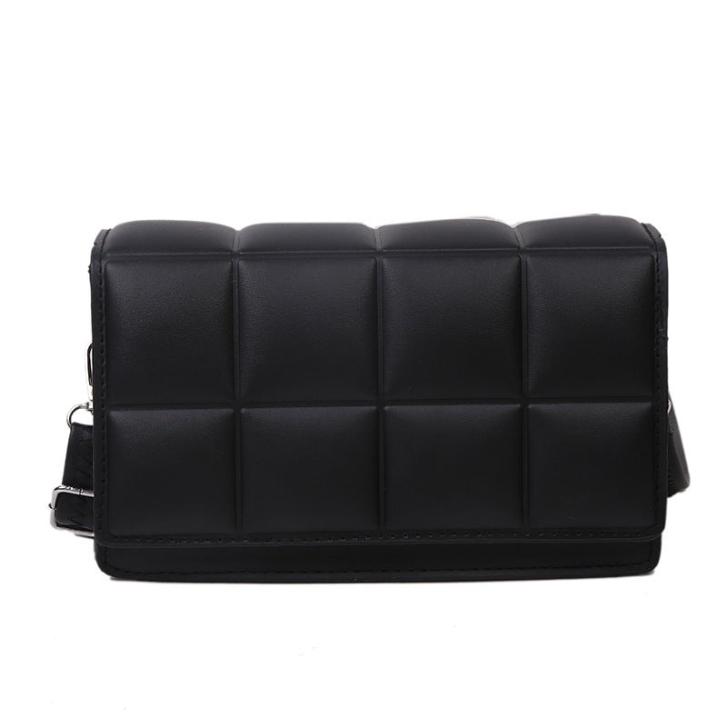 Fashion Ladies Shoulder Bag PU Small Square Bag Messenger Backpack