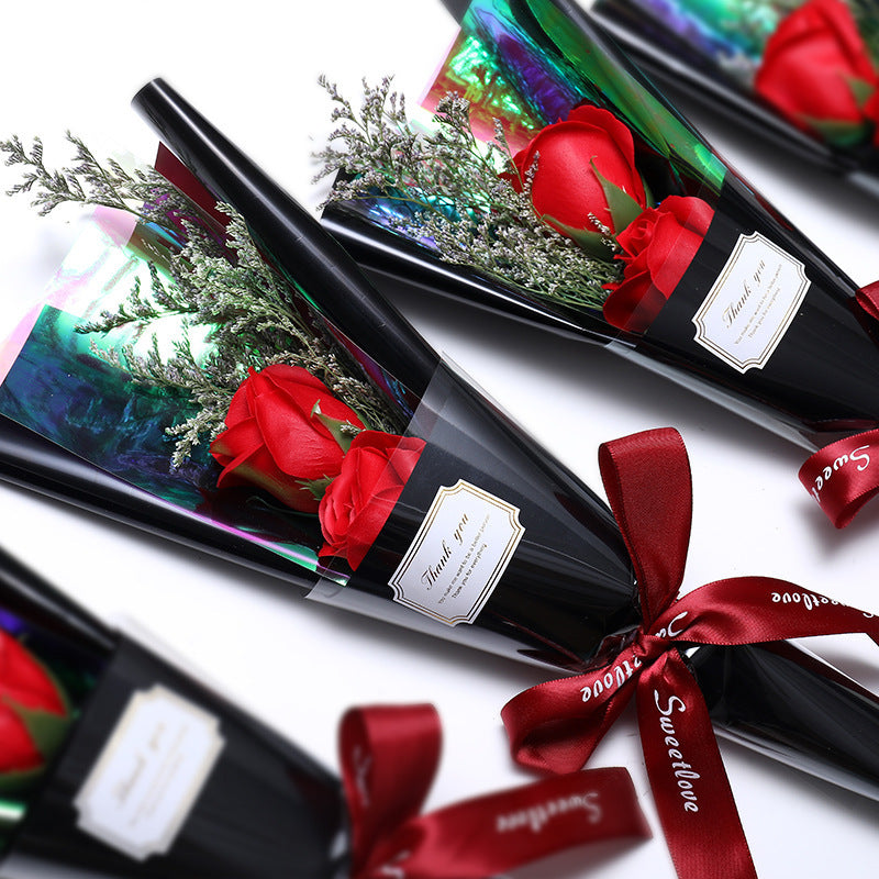 Mother's Day Gift Simulation Rose Eternal Flower Soap Flower