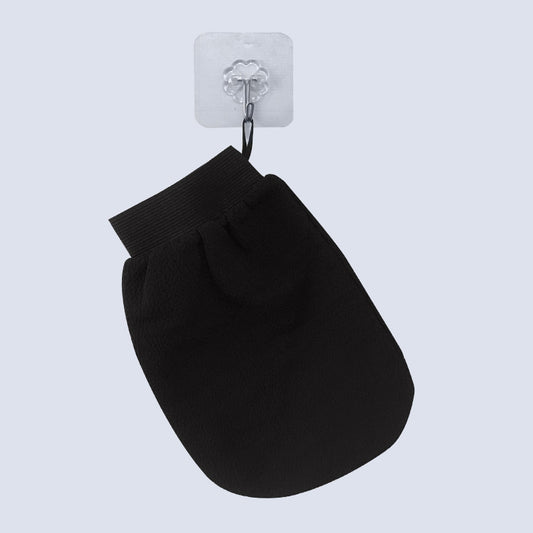 Black Rough Sand Massage Double-sided Back Rubbing Bath Towel To Rub Back