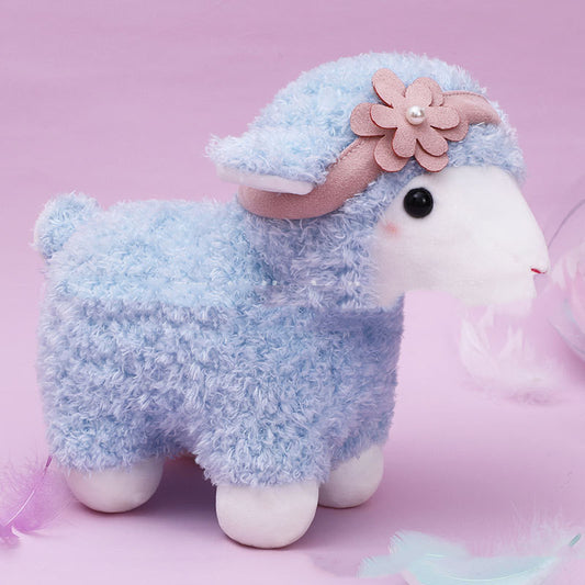 Cute Sheep Doll Net Red Doll Sheep Creative Cute Lamb Children'S Birthday Gift Small Doll Girl