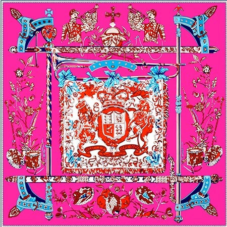 Silk Twill Sunscreen Large Square Scarf