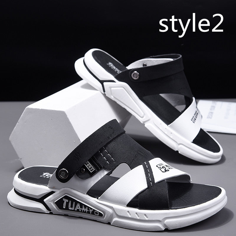 Sandals Beach Sandals Leisure Deodorant Driving Trend Outside Slippers