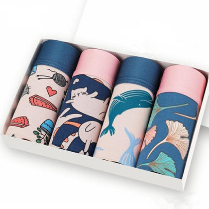 Men's boxer briefs breathable antibacterial four-corner men's pants