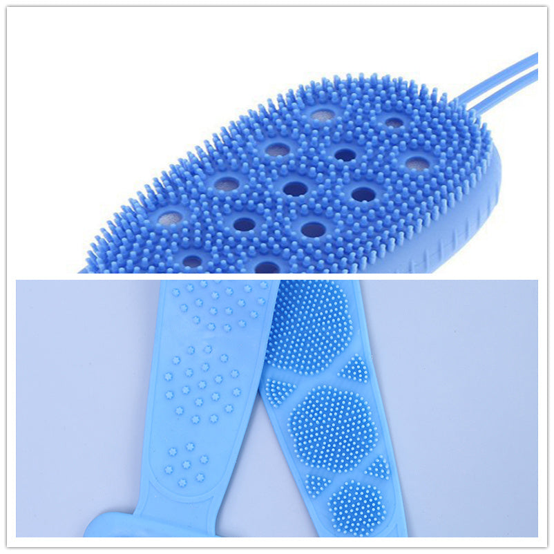 Silicone double-sided bath towel