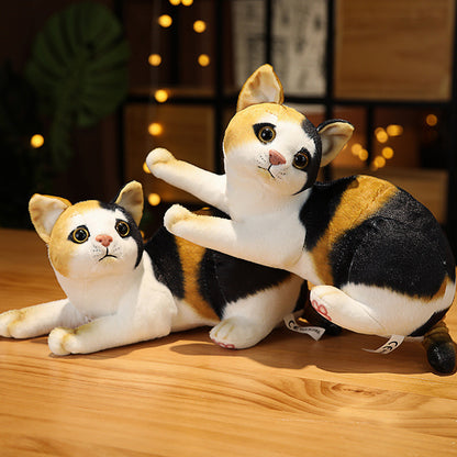 Cute Simulation Cat Doll Pillow Plush Toy