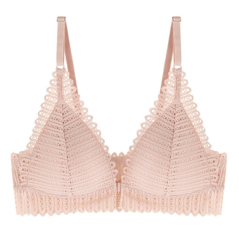 Sexy triangle cup bra without underwire