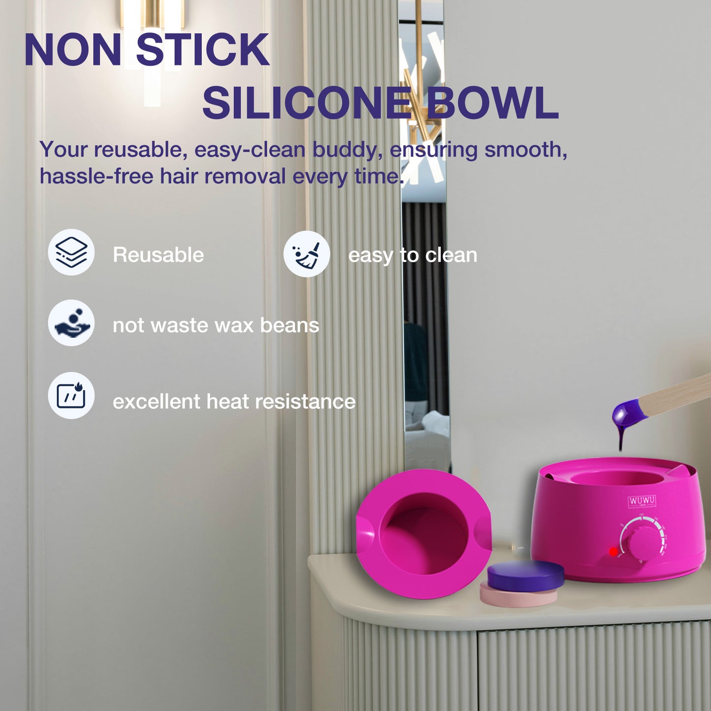 Waxing Gift Set 29pc Gold-Standard Hard Wax Kit With Wax Warmer & Beads For Full Body, Brazilian Hair Removal