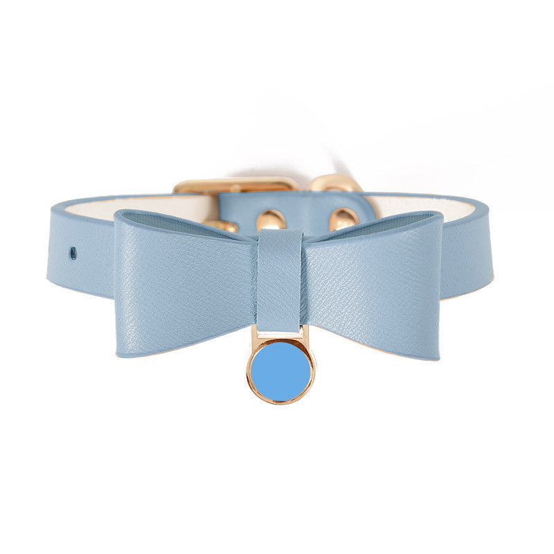 Luxury Leather Pet Cat Collar