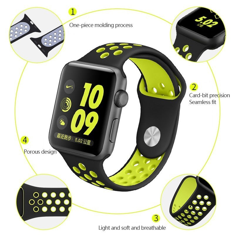 42mm Sport Silicone Strap forWatch Band