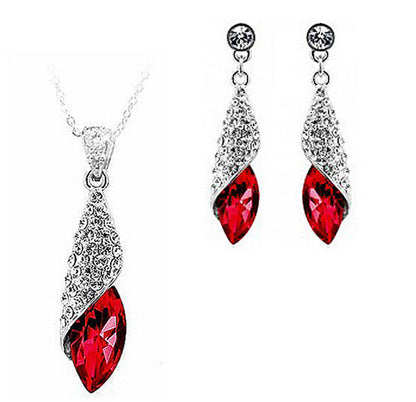 Earring necklace set