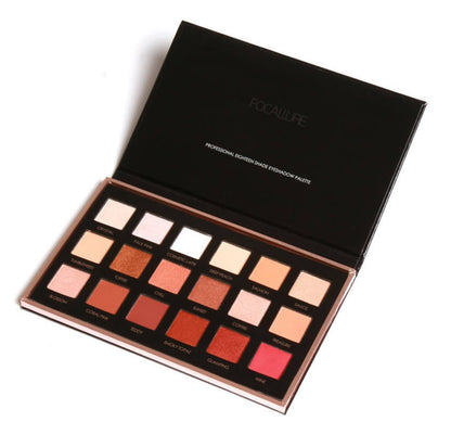 Focallure Pro - 18 Colors Glitter and Matte Eyeshadow