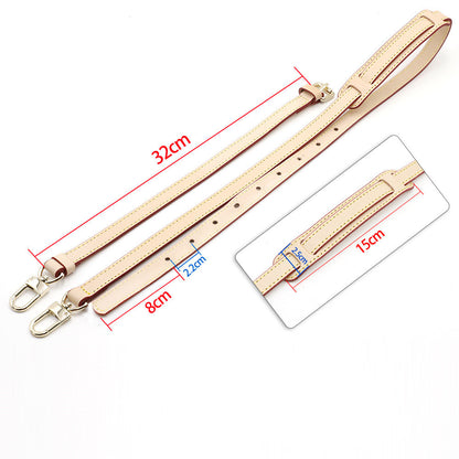 Leather Gasket Bag With Shoulder Strap Accessories