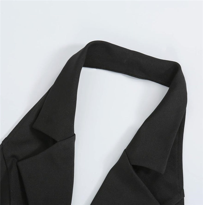 Ladies Casual Backless Tank Top Tight Beach Top Outdoor