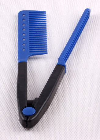 Hair Styling V-shaped Clip Straightening Comb