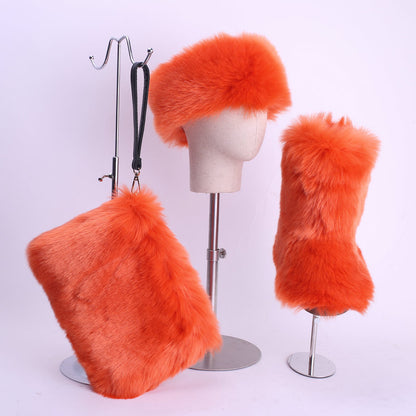 Clutch hair band plush snow boots