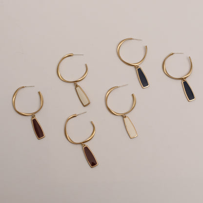 Earrings Korean Minimalist Temperament All-match Earrings Women
