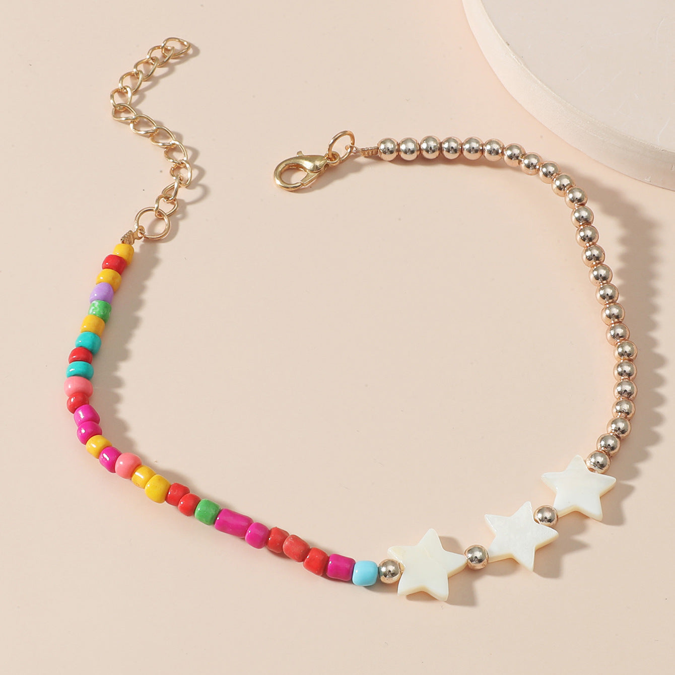 Creative Rice Beads Star Bracelet Bohemian National Style Anklet
