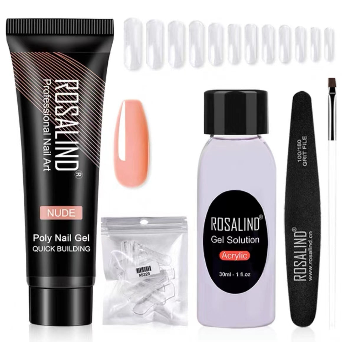 Extension Gel Polish Kit For Manicure Poly Nail Gel Set For