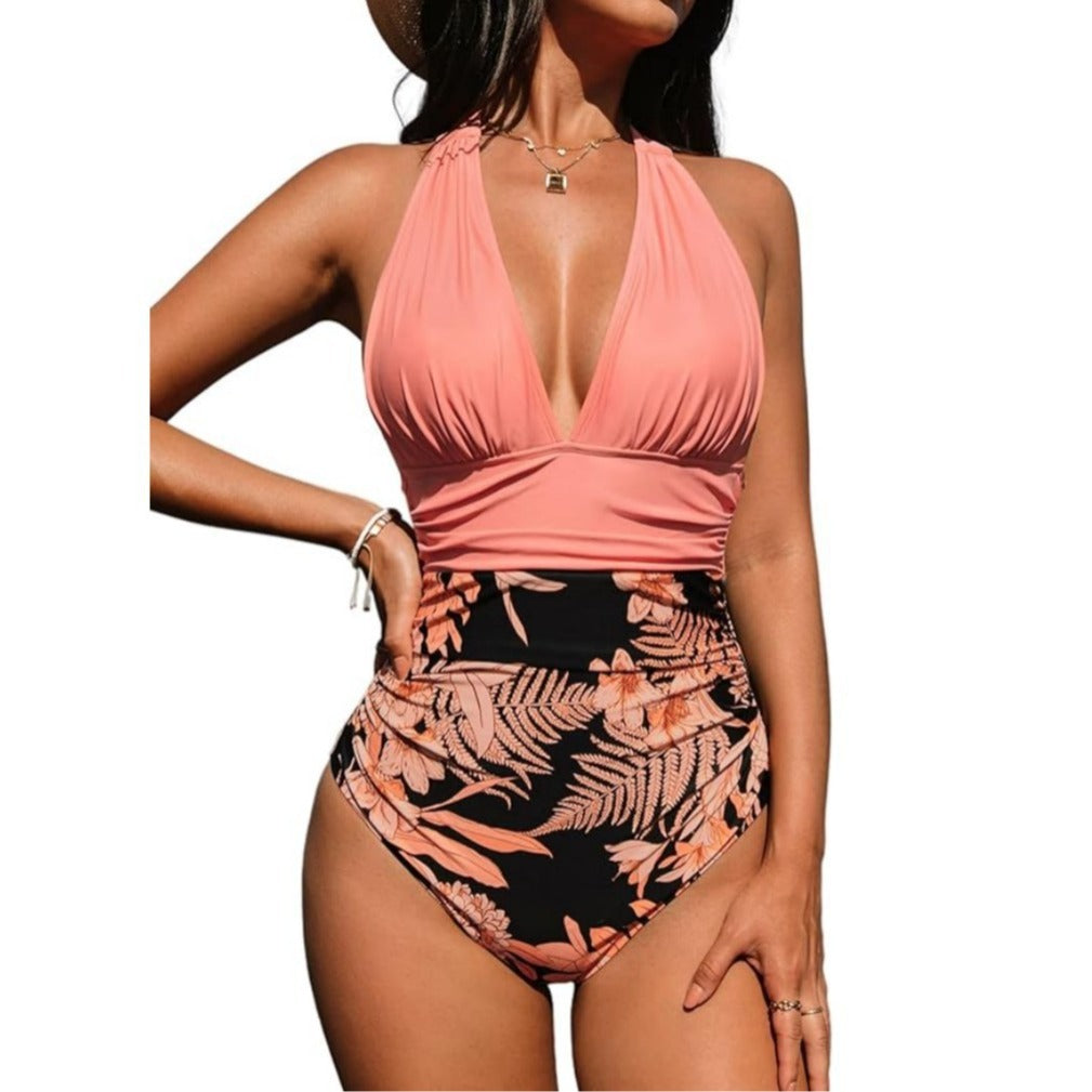 Women's One-piece Swimsuit Halter