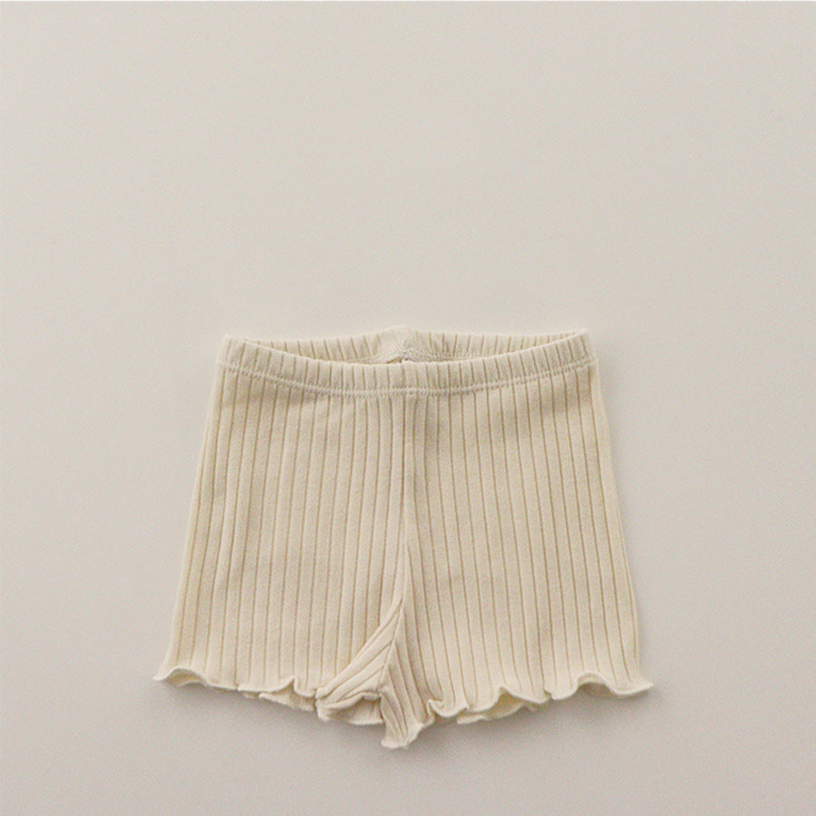 Children's Ribbed Suspenders Pajamas Suit