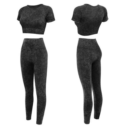 Women Yoga Sportswear Seamless Outfit Fashion Trousers