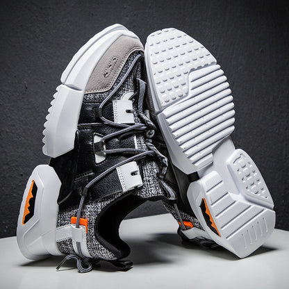 Retro fashion sports casual shoes men's stitching