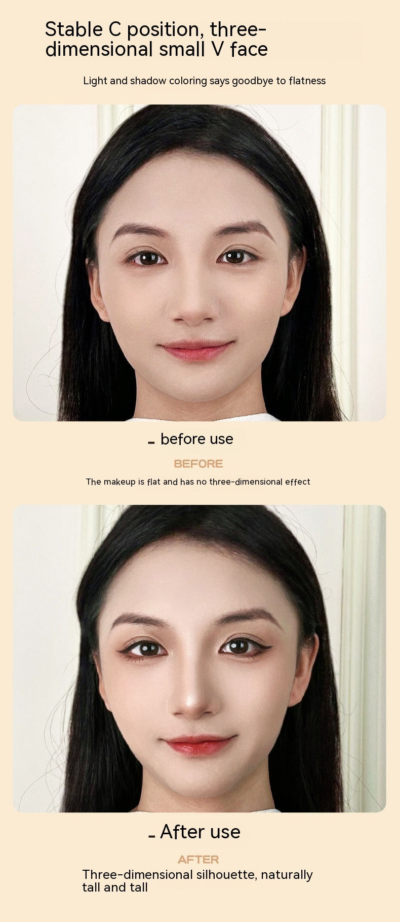 Two-color Highlight Repair Makeup Palette