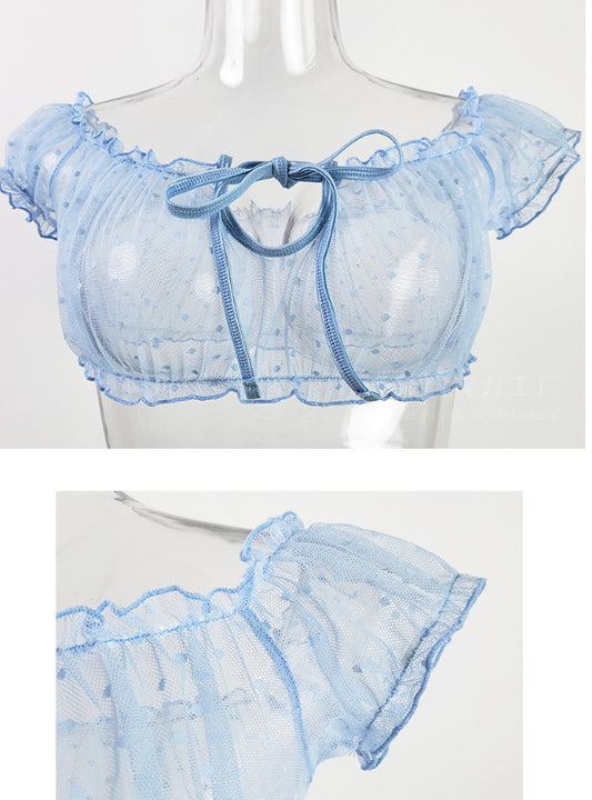 Women's Chest Wrap Suit Off-shoulder Strap