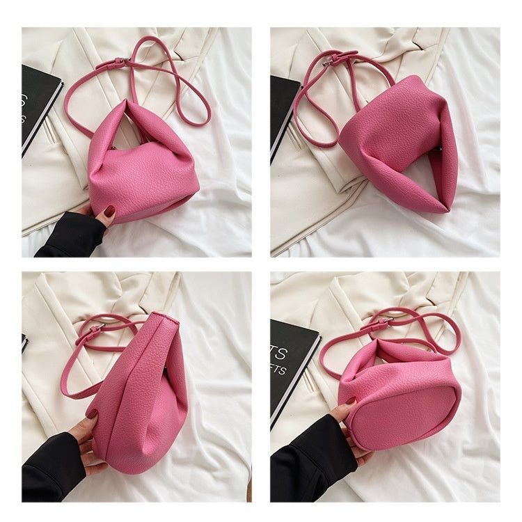 High-grade Crossbody Portable Pleated Cloud Bag For Women