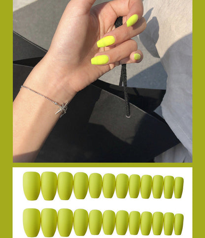 Frosted ballet  nails