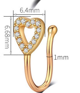 Non-perforated U Nose Clip