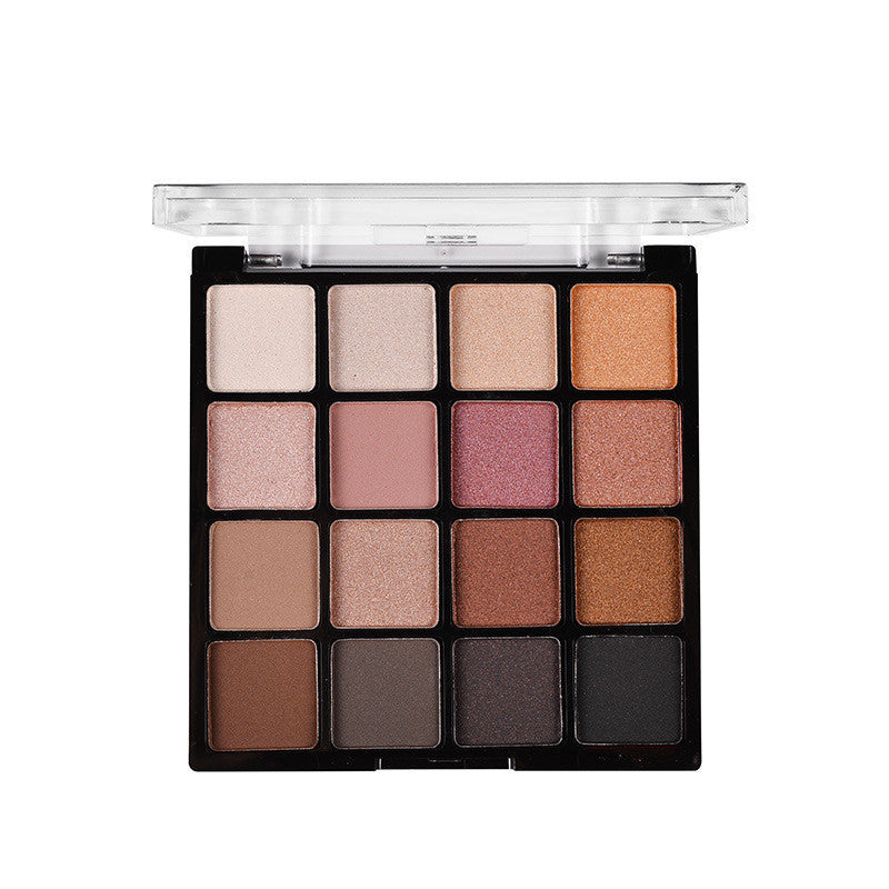 16 colors pearlescent eyeshadow palette