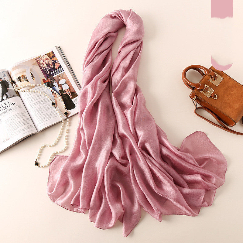 Fashion Beach Towel Sun Protection Shawl Silk Scarf Women