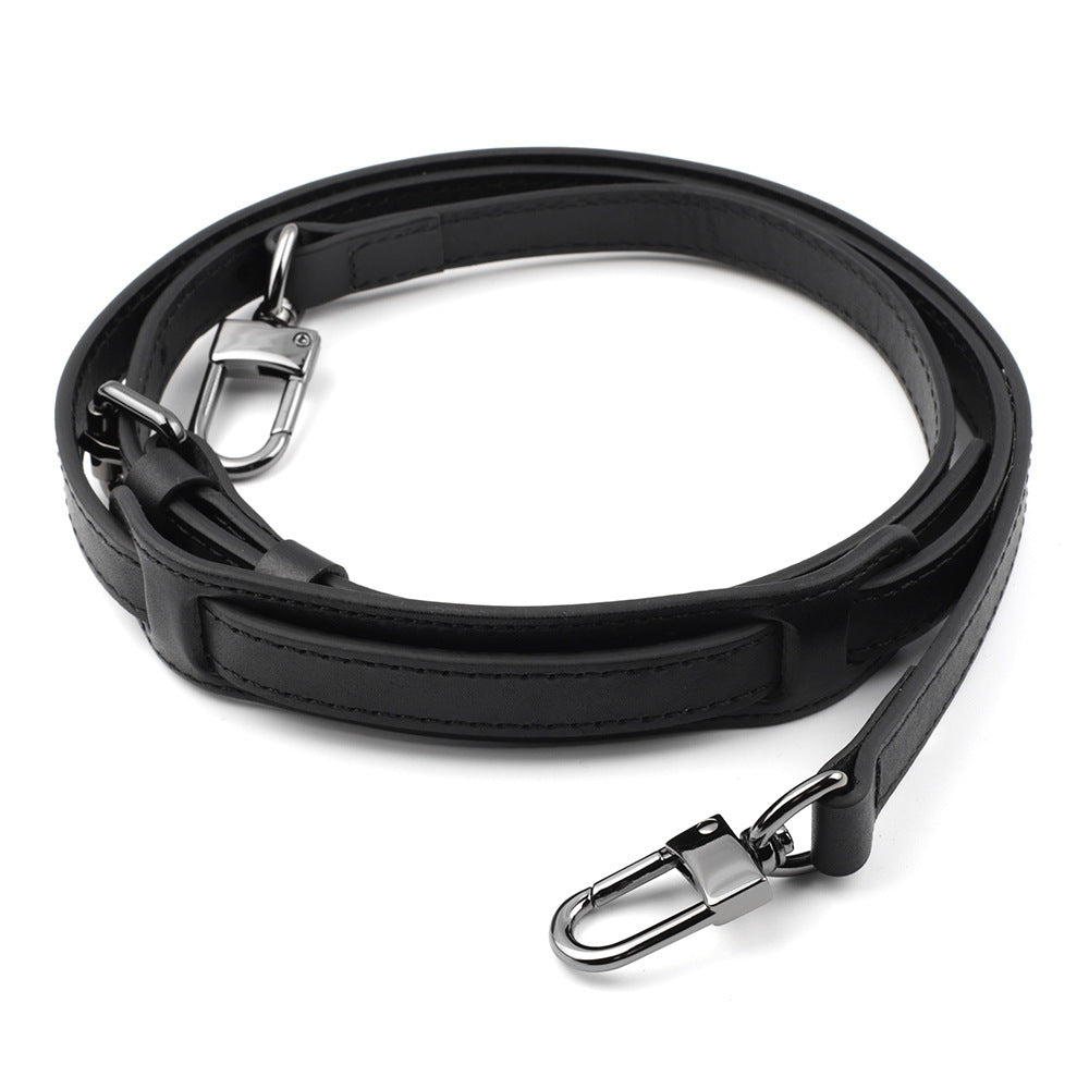 Leather Gasket Bag With Shoulder Strap Accessories