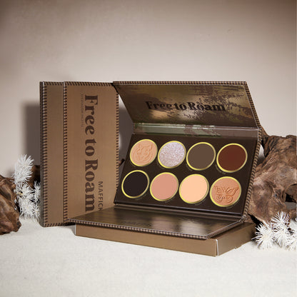 Makeup Free Roaming 8 Colors Eye Shadow Plate Matte
