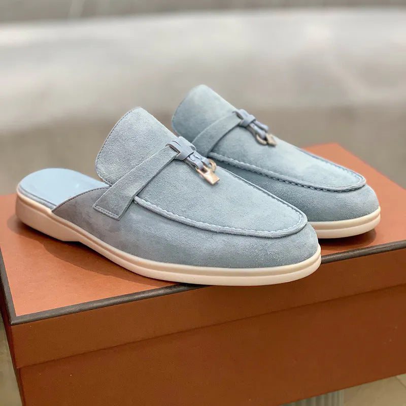 Lightweight Closed-toe Slippers Casual Large Size Flats