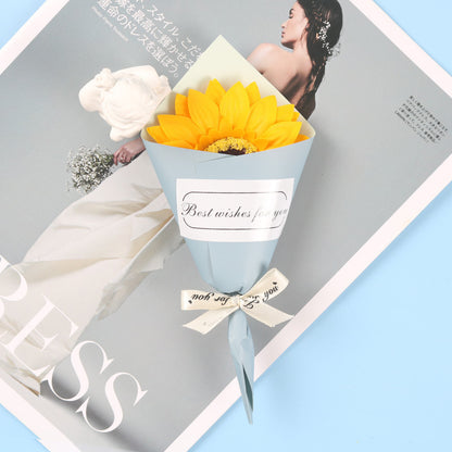 Mini Handmade Soap Flower Gift Box Small Bouquet With Valentine's Day Gift