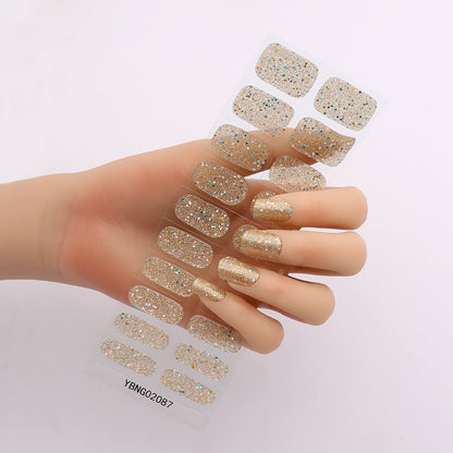 Nail Stickers Semi-cured Heating Lamp Nail Sticker