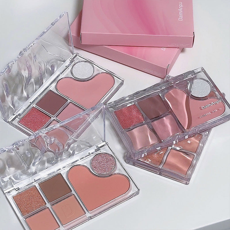 DaimAnpu Six Color Eyeshadow Palette Blush Repair Highlight Brightening