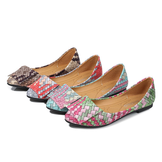 Flat shoes shallow mouth women's shoes