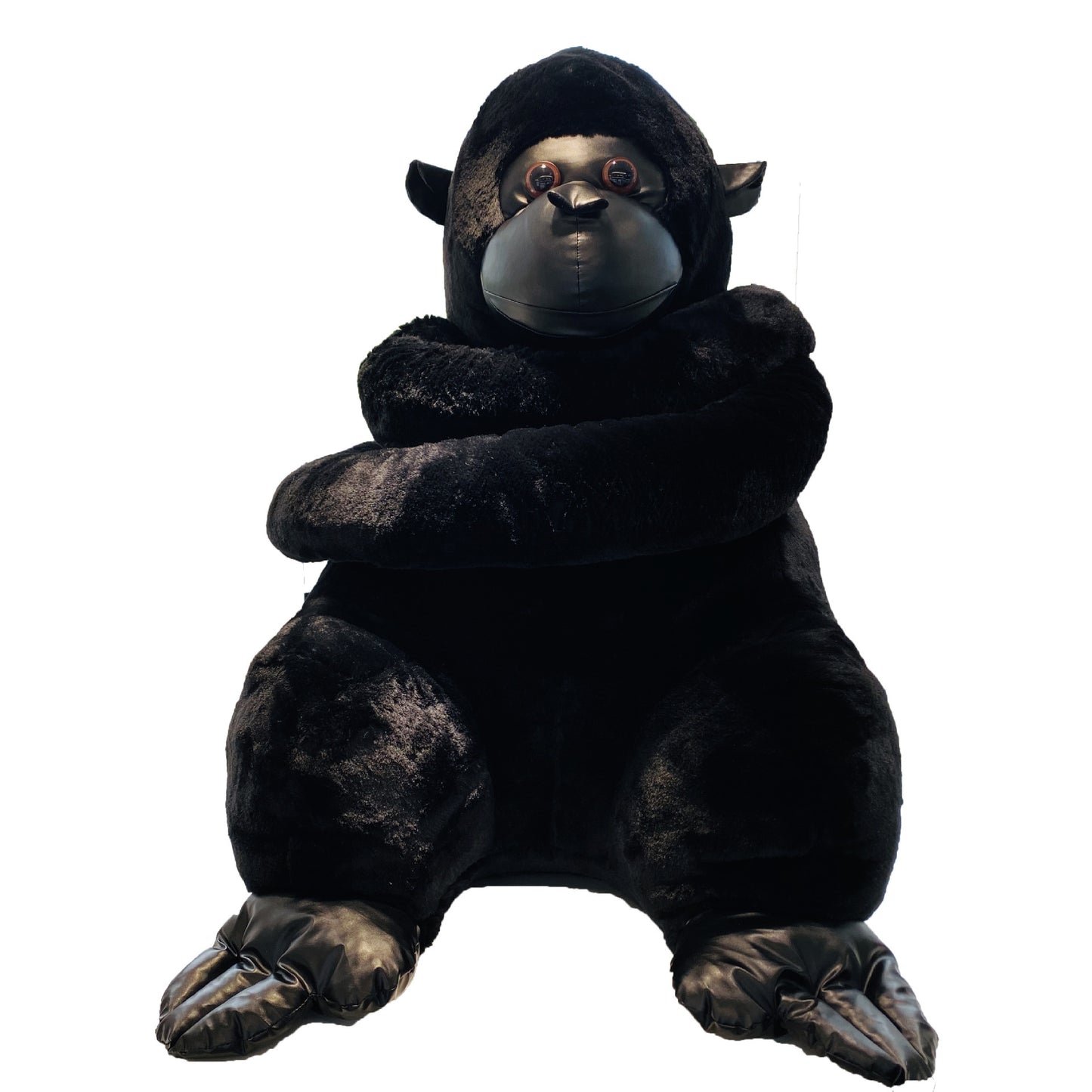 Simulation Orangutan Plush Doll Naughty Monkey Plush Toy Birthday Gift Decoration