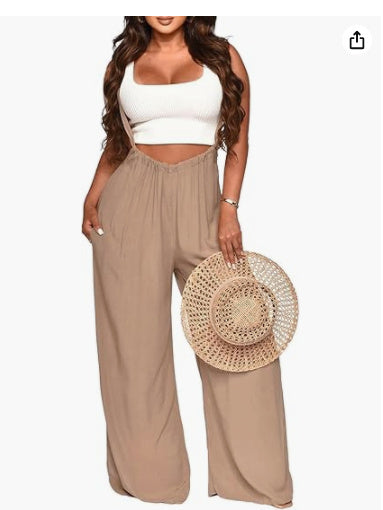 Women's Jumpsuit Casual Loose Sleeveless