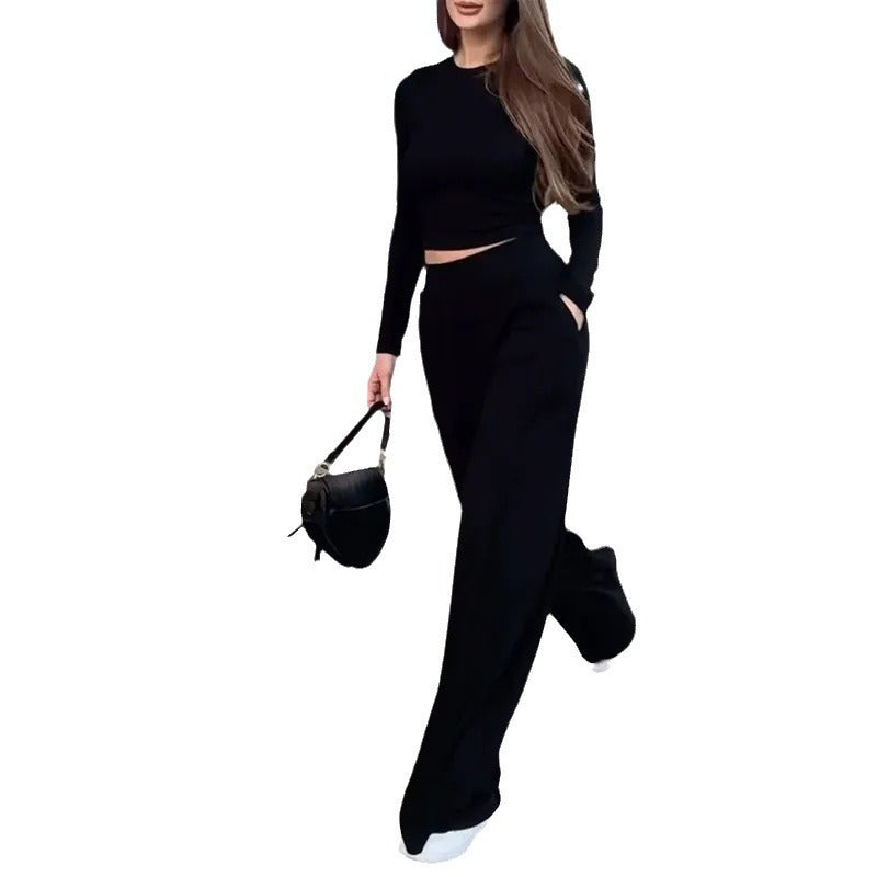 Wide-leg Pants Suit