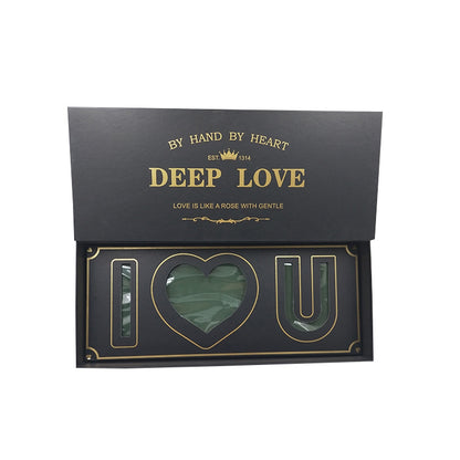 Flower Rose Cake Gift Box Packing  Bouquet